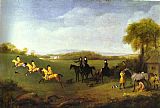 Racehorses Belonging to the Duke of Richmond Exercising at Goodwood by George Stubbs